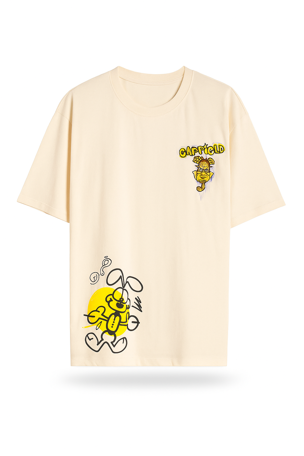 Garfield "Attitude Mode" Oversized Tee – Sass Level: MAX