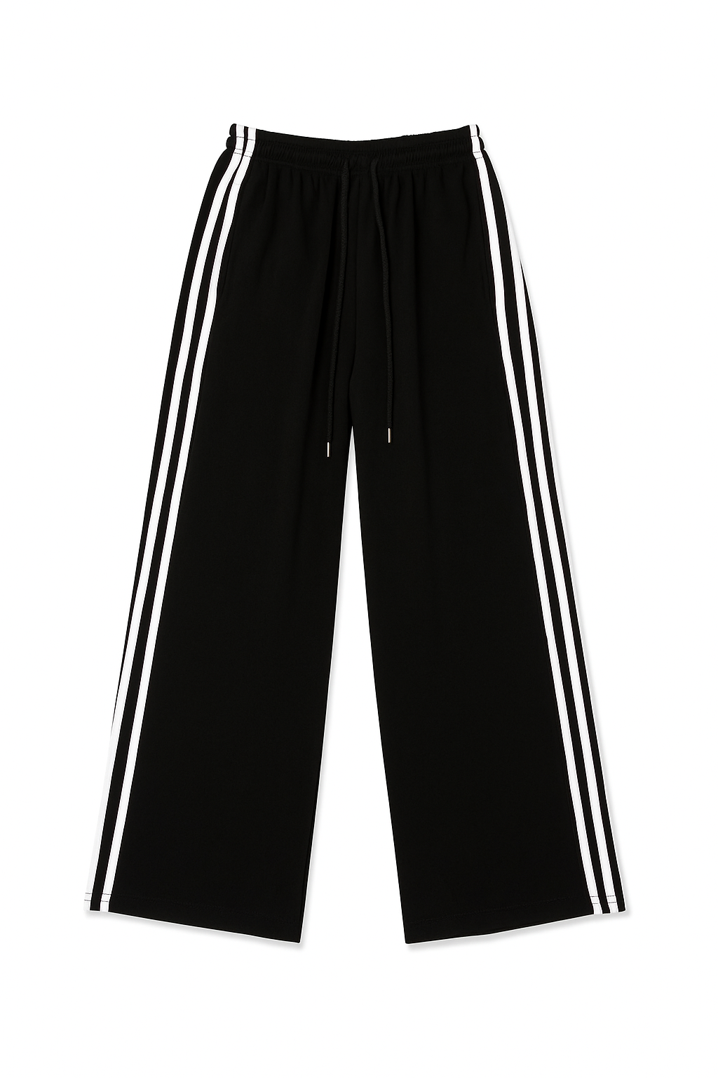 Retro Stride Wide-Leg Track Pants